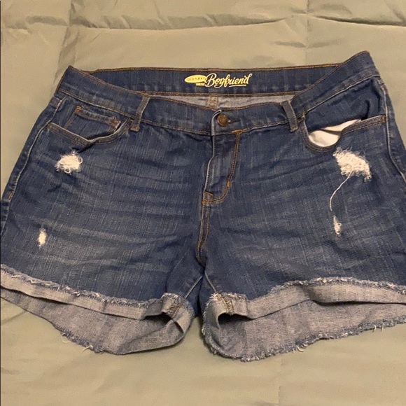 old navy boyfriend jean shorts